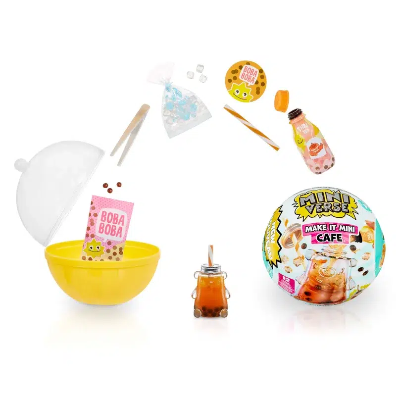 Capsule Miniverse Make It Mini Cafe Series 4 avec son boba tea