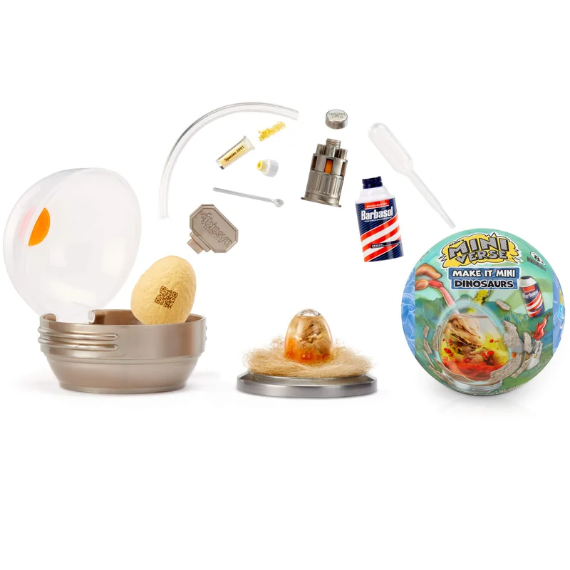 Capsule œuf Miniverse Make It Mini Dinosaurs Jurassic World avec son bébé dinosaure