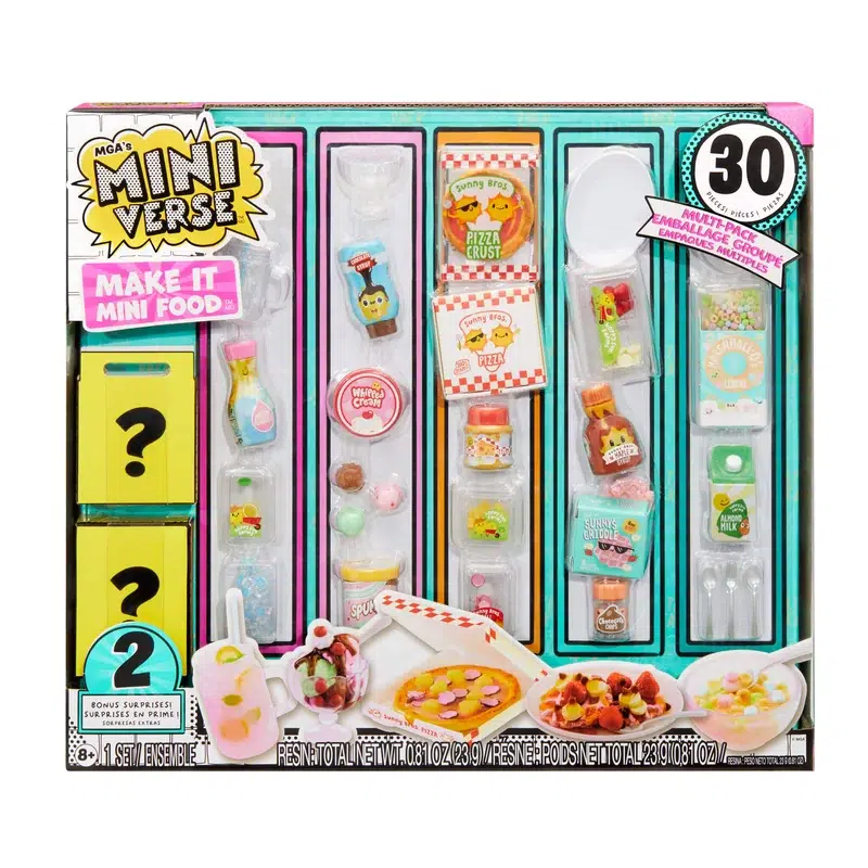 Coffret Miniverse Make It Mini Food Multipack, 30 pièces