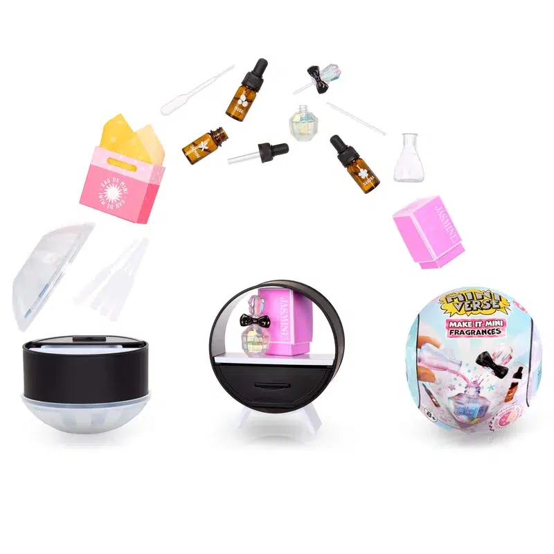 Capsule Miniverse Make It Mini Fragrances avec ses mini flacons de parfum