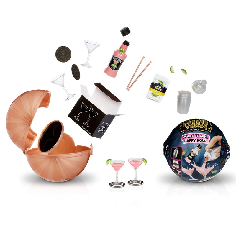 Capsule Miniverse Make It Mini Happy Hour avec ses mini cocktails