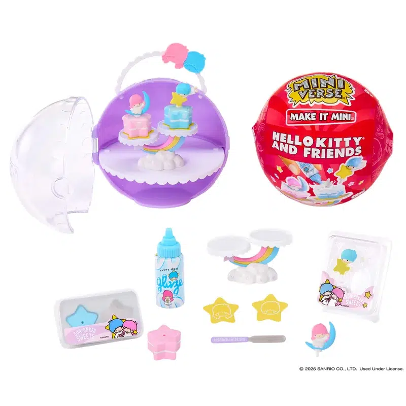 Capsule Miniverse Make It Mini Hello Kitty and Friends Series 4 avec ses accessoires