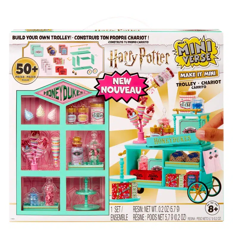 Coffret Miniverse Make It Mini Chariot Honeydukes Harry Potter et le chariot assemblé