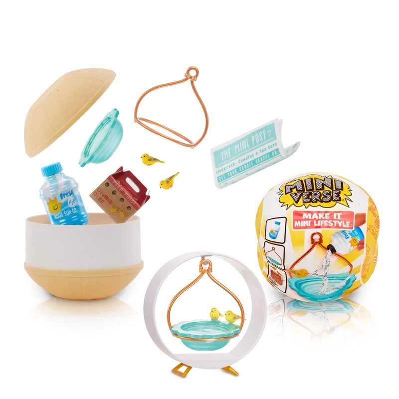 Capsule Miniverse Make It Mini Lifestyle Home Series 1 et ses objets de décoration