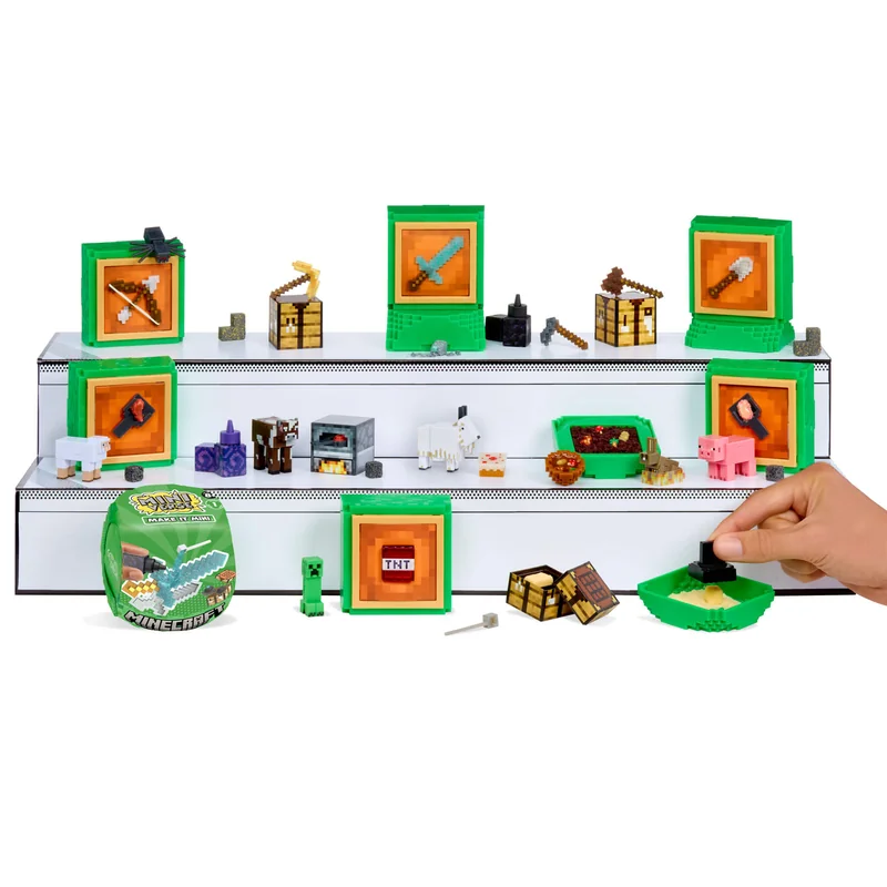 Les objets Miniverse Make It Mini Minecraft à collectionner