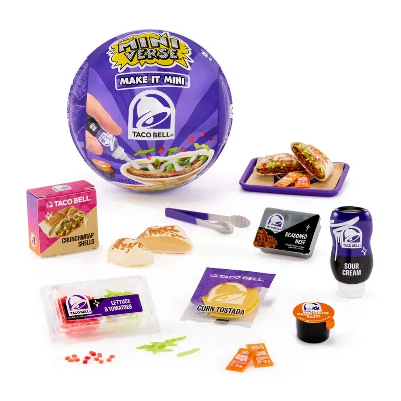 Capsule Miniverse Make It Mini Taco Bell et ses mini-recettes